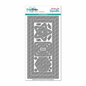 CarlijnDesign Dies  DL Slimline Kaart 