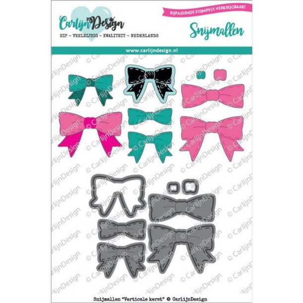 CarlijnDesign Dies Verticale Kerst