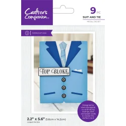 Crafter's Companion - Dies - Modern Man Metal Dies Suit and Tie - CC-MM-MD-SUTI