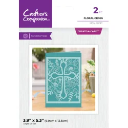 Crafter's Companion - Dies - Floral Cross - CC-MD-FLCR