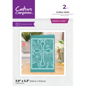 Crafter's Companion - Dies - Floral Cross - CC-MD-FLCR