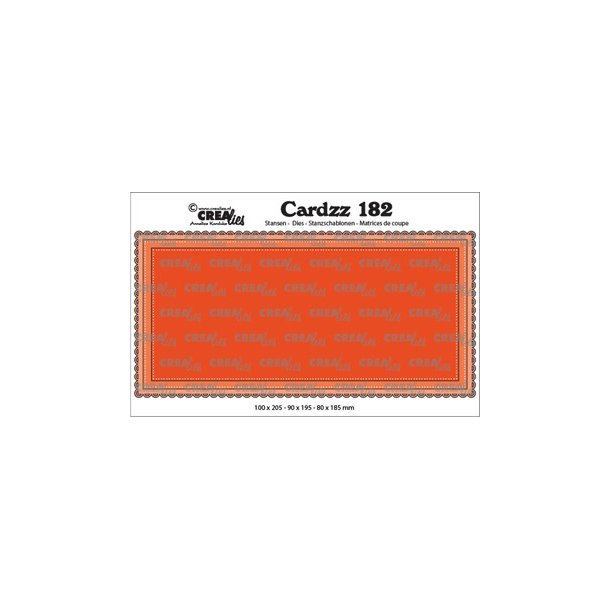 Crealies Dies Cardzz 182 Slimline B