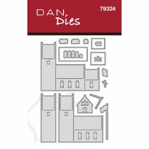 Dan Dies Kirke Med Flag 79324