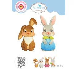 Elizabeth Craft Design - Dies - Spring Awakening Bunny - 2222