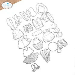 Elizabeth Craft Design - Dies - Spring Awakening Bunny - 2222