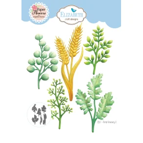Elizabeth Craft Design - Dies - Spring Awakening Floral Greenery 3 - 2217
