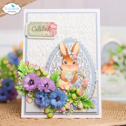 Elizabeth Craft Design - Dies - Spring Awakening Decorative Egg - 2218 