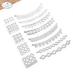 Elizabeth Craft Design - Dies - Whispers of Nature Dies Happy Banners - 2200