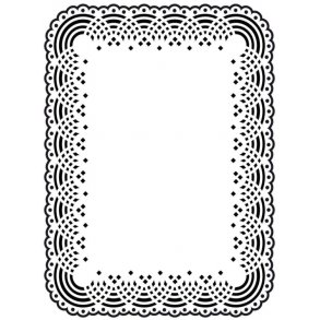 Darice Embossingfolder Doily lace
