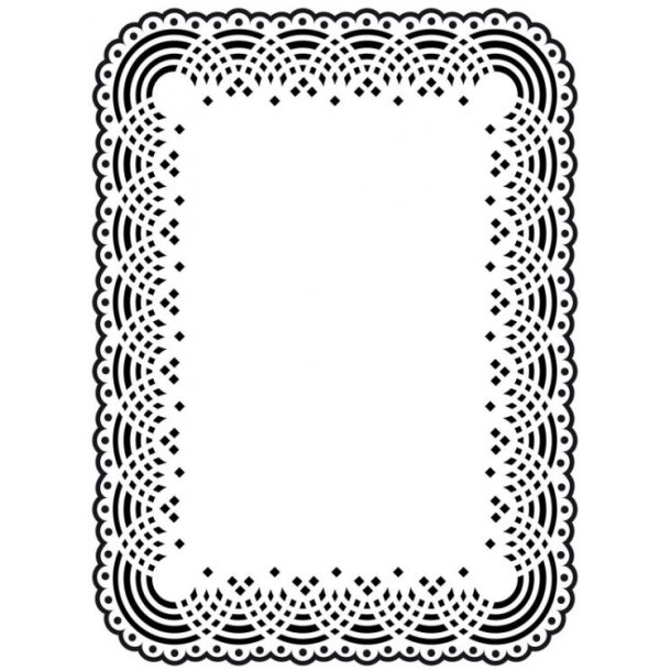 Darice Embossingfolder Doily lace