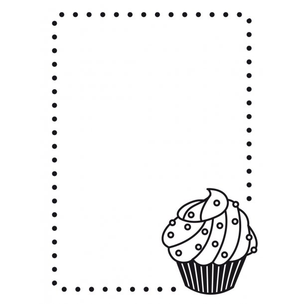 Darice Embossingfolder Cupcake Corner
