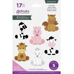 Gemini Farm Friends Appliqu Dies