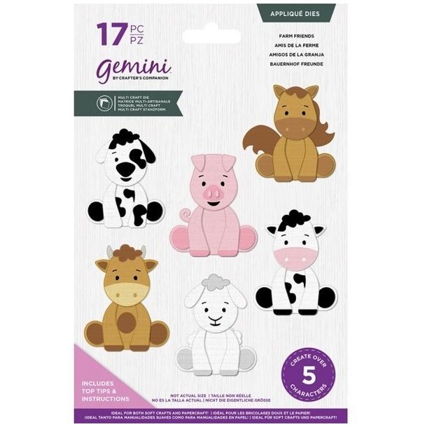Gemini Farm Friends Appliqu Dies