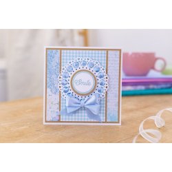 Gemini Circle Ribbon Frame Elements Dies