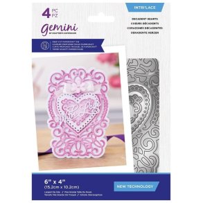 Gemini Decadent Hearts Intrilace Dies