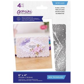 Gemini Floral Lattice Intrilace Dies