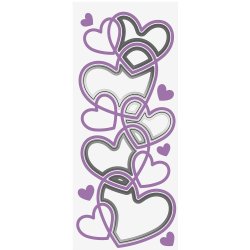 Gemini Entwined Hearts Cut and Emboss Folder SlimCard