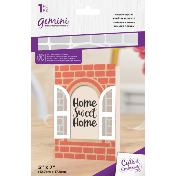 Gemini Open Window Cut and Emboss Folder