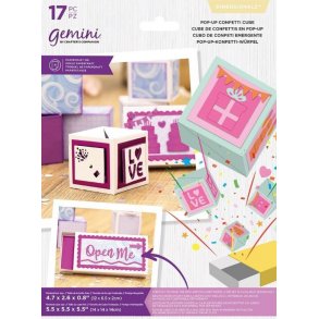 Gemini Pop-Up Confetti Cube Dimensionals Dies