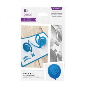 Gemini Spiral Pop-Out Balloon Elements Dies