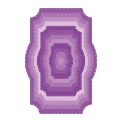 Gemini Stitched Fancy Rectangle Elements Dies 