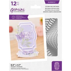 Gemini Stitched Fancy Rectangle Elements Dies 