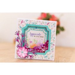 Gemini Stitched Fancy Square Elements Dies