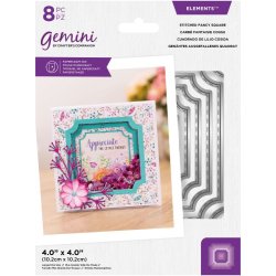 Gemini Stitched Fancy Square Elements Dies