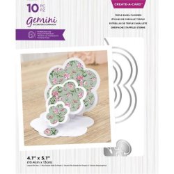 Gemini Triple Easel Flowers Create-a-Card Dies