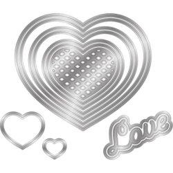 Gemini Triple Easel Hearts Create-a-Card Dies