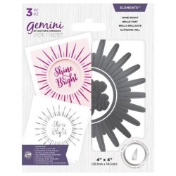Gemini Foil Stamp N Cut Elements Shine Bright 