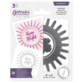 Gemini Foil Stamp N Cut Elements Shine Bright 