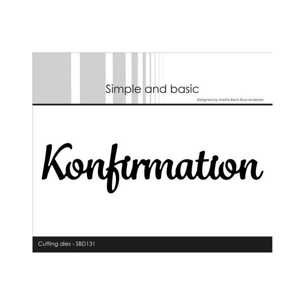 Simple and Basic - Die - Konfirmation - SBD131