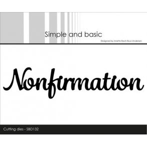 Simple and Basic - Die - Nonfirmation - SBD132