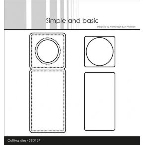 Simple and Basic - Die - Mini Piecerd Bottle Label - SBD137