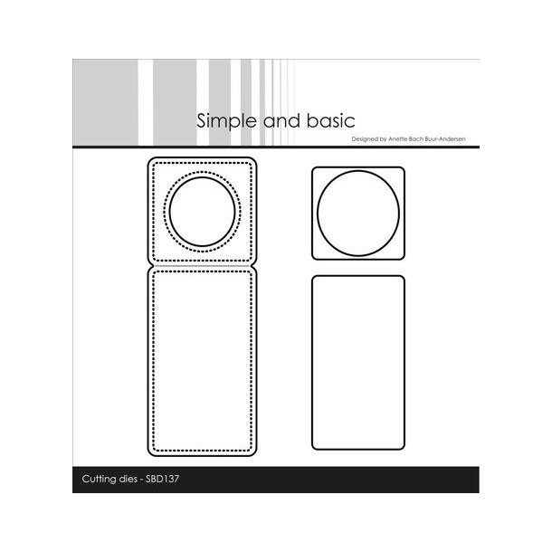 Simple and Basic - Die - Mini Piecerd Bottle Label - SBD137