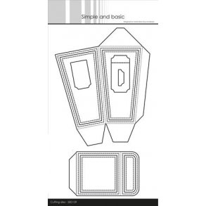 Simple and Basic - Die - Popcorn Box - SBD139