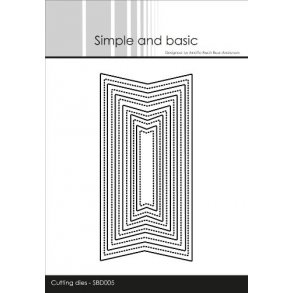 Simple and Basic - Die - Pierced Tag - SBD005
