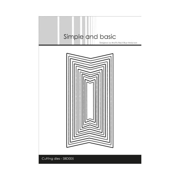 Simple and Basic - Die - Pierced Tag - SBD005