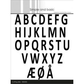 Simple and Basic-Die-Alphabet-big letters-SBD035