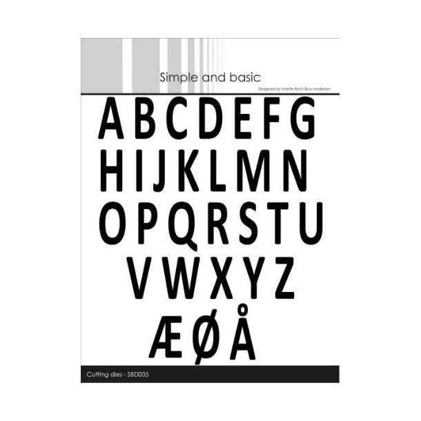 Simple and Basic-Die-Alphabet-big letters-SBD035