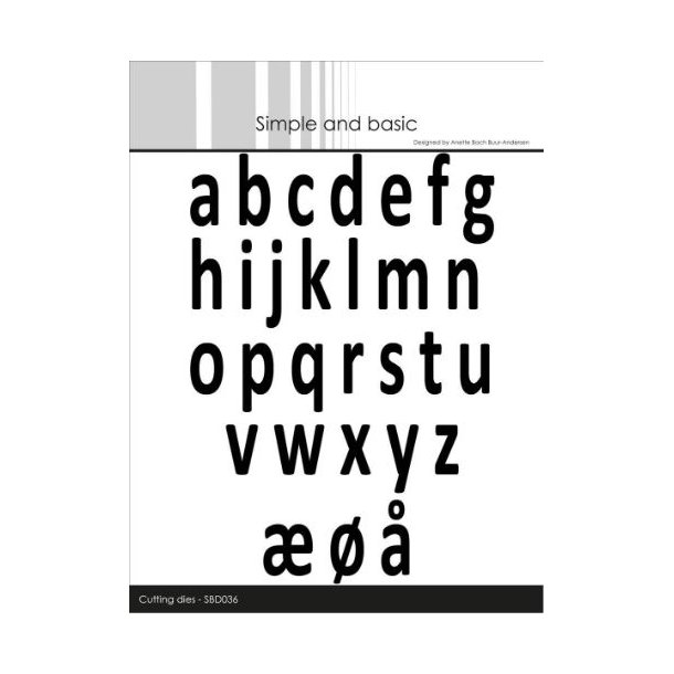 Simple and Basic-Die-Alphabet-small letters-SBD036