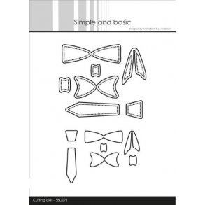 Simple and Basic - Die - Butterfly & bow - SBD071