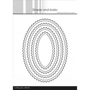 Simple and Basic - Die - Stamp Oval - SBD102