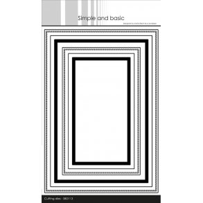 Simple and Basic - Die A5 Telegramme w/inlay SBD113