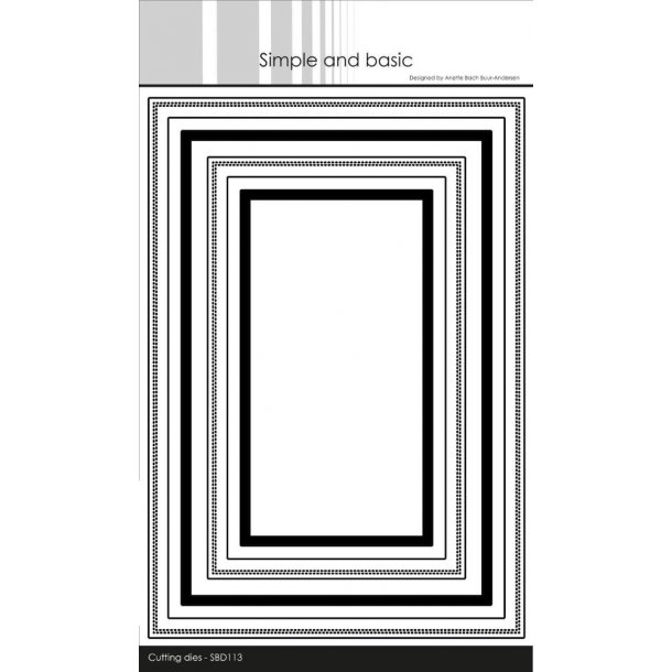 Simple and Basic - Die A5 Telegramme w/inlay SBD113