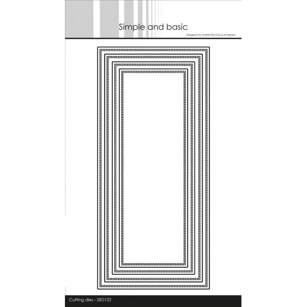  Simple and Basic - Die - Base Slimcard - SBD122