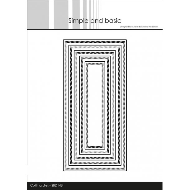 Simpel and Basic - Die - Base Mini Slimcard - SBD148