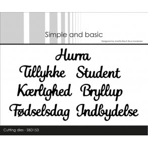 Simpel and Basic - Die - Danske Tekster - SBD153