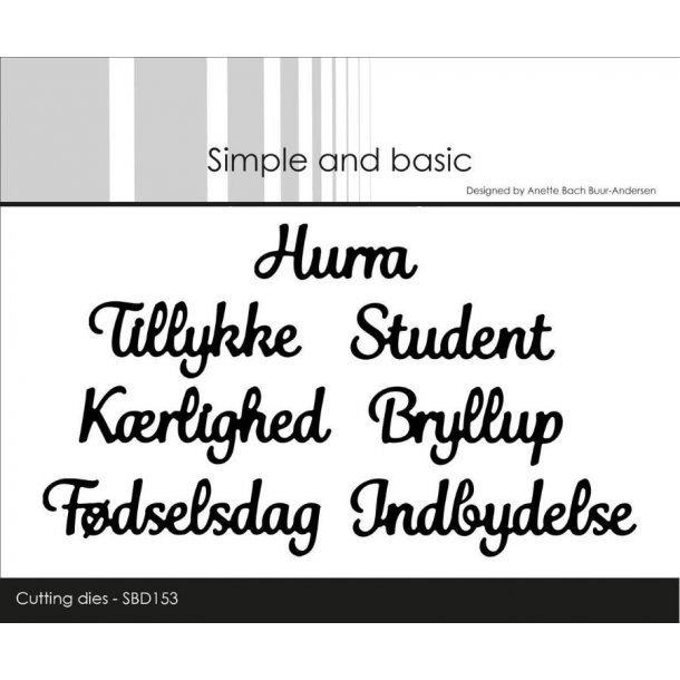 Simpel and Basic - Die - Danske Tekster - SBD153